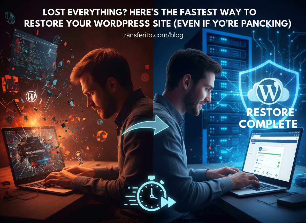 Website Restored Lost Everything? Here’s the FASTEST Way to Restore Your WordPress Site ...